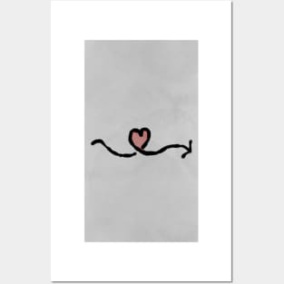 Heartbeat Symbol Tattoo Posters and Art